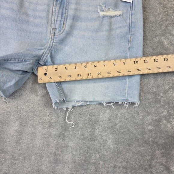 Old Navy Shorts Womens 4 OG Straight 5 Inch Inseam High Rise Denim Summer Casual - Picture 7 of 10